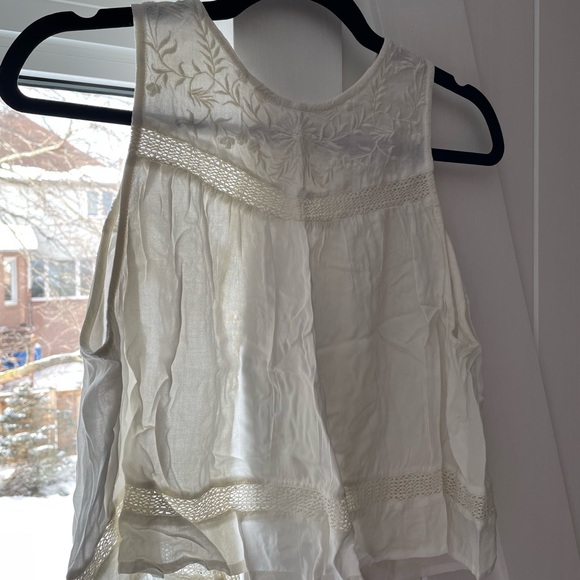 TNA white open back top - Picture 1 of 3